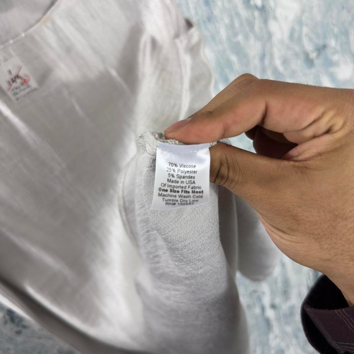 Designer Chic Silver Sleeveless Tank Top (1)