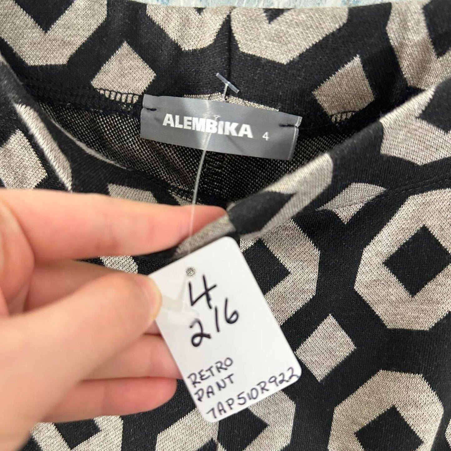 Retro indie geometric polka dot pants (4)