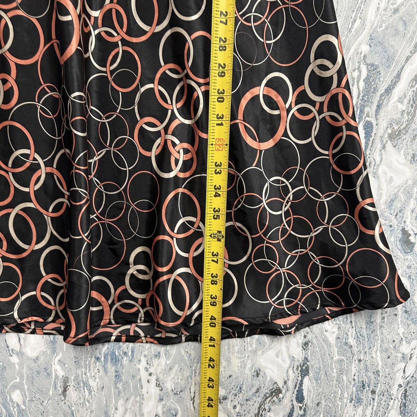 Vintage Boho Black and Copper Pattern Maxidress (10)