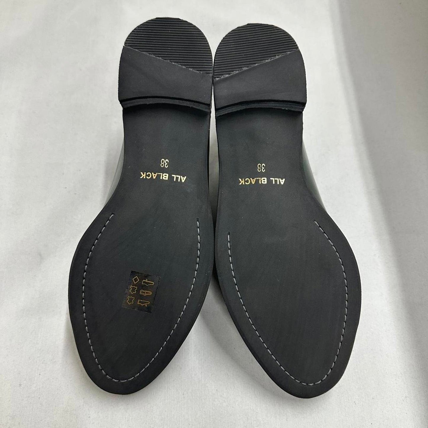 Designer Vintage Style Green Leather Shoes (38)