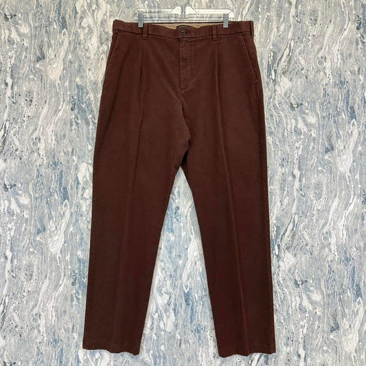 Minimalist Banana Republic Brown Khaki Trouser Pants (38)