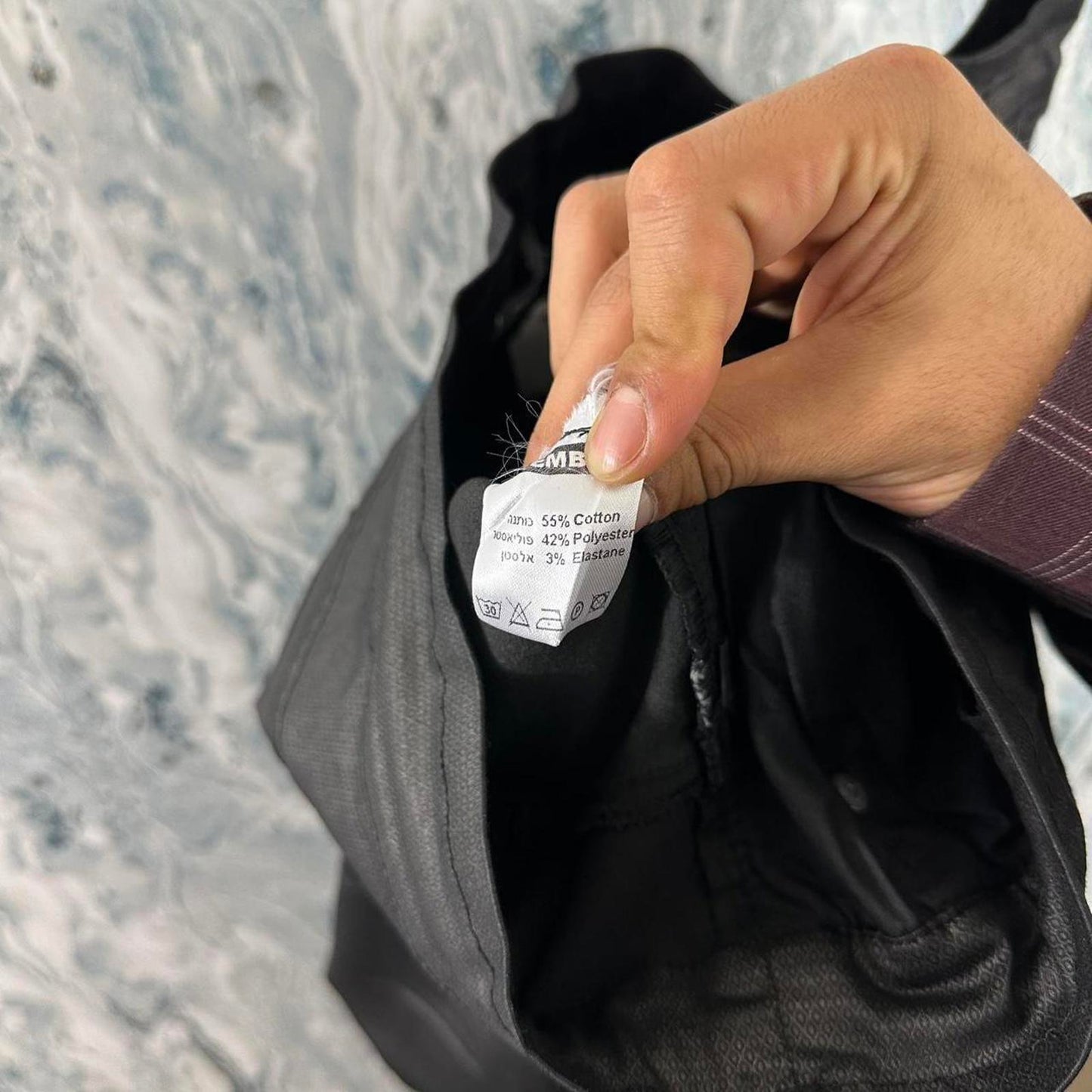 Designer Streetwear Black Drawstring Pants (5)