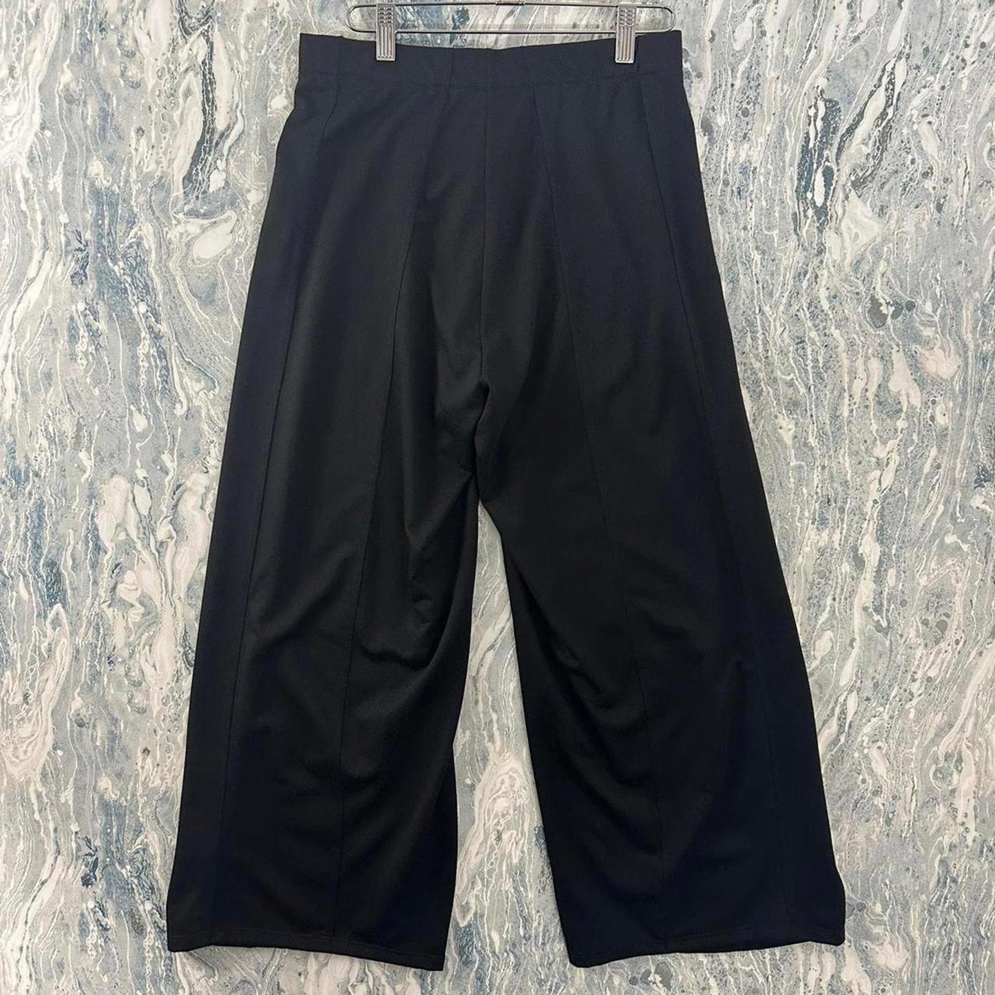 Minimalism Black Wide Leg Pants (1)