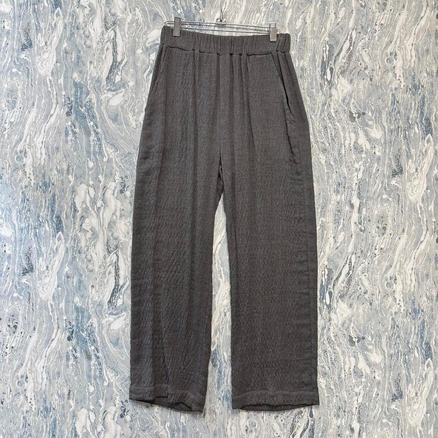 Minimalist grey comfy pants (S)