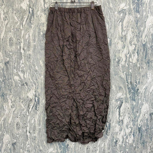 academia minimalist brown twead maxiskirt (XL)