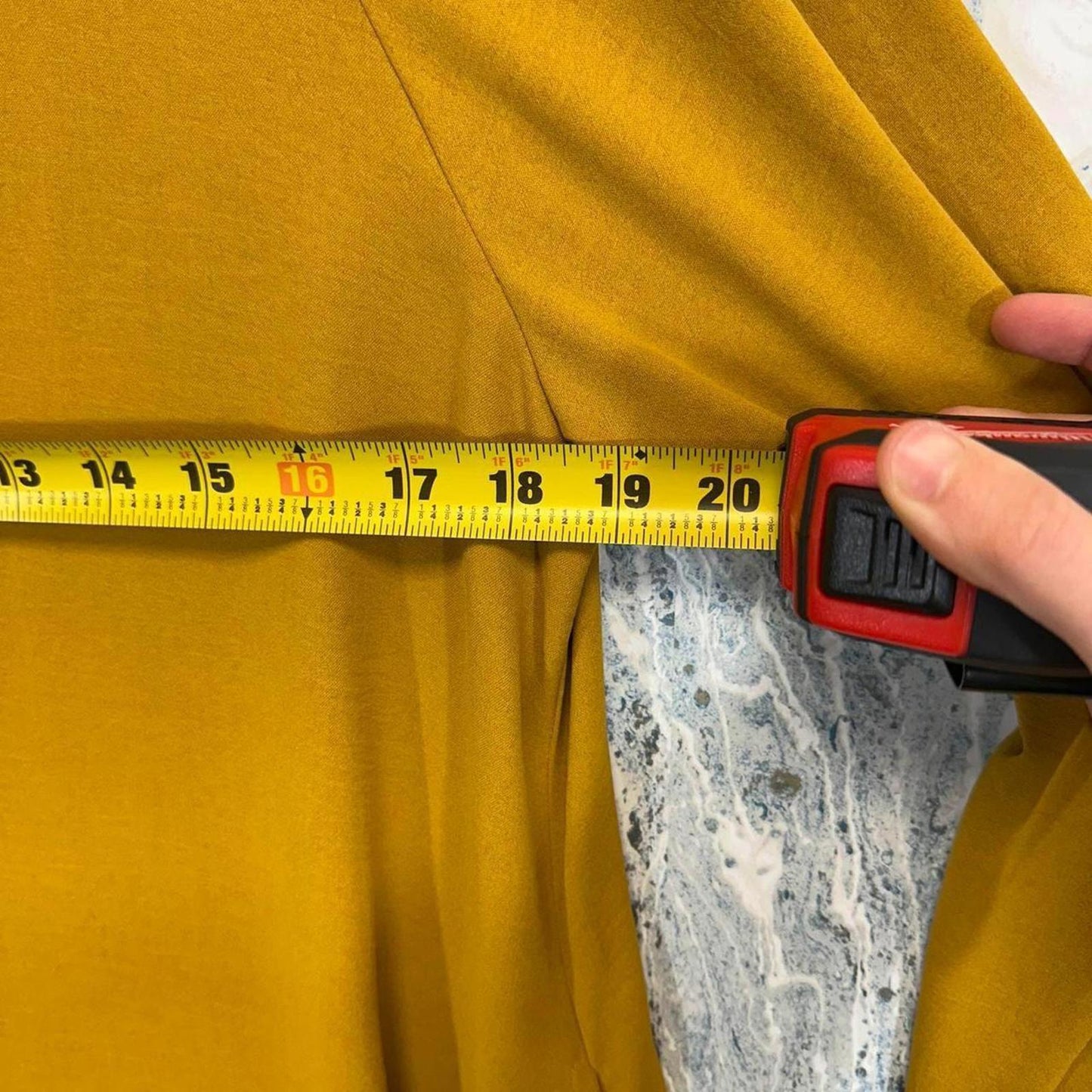 Mustard Long Sleeve Dress (One Size)