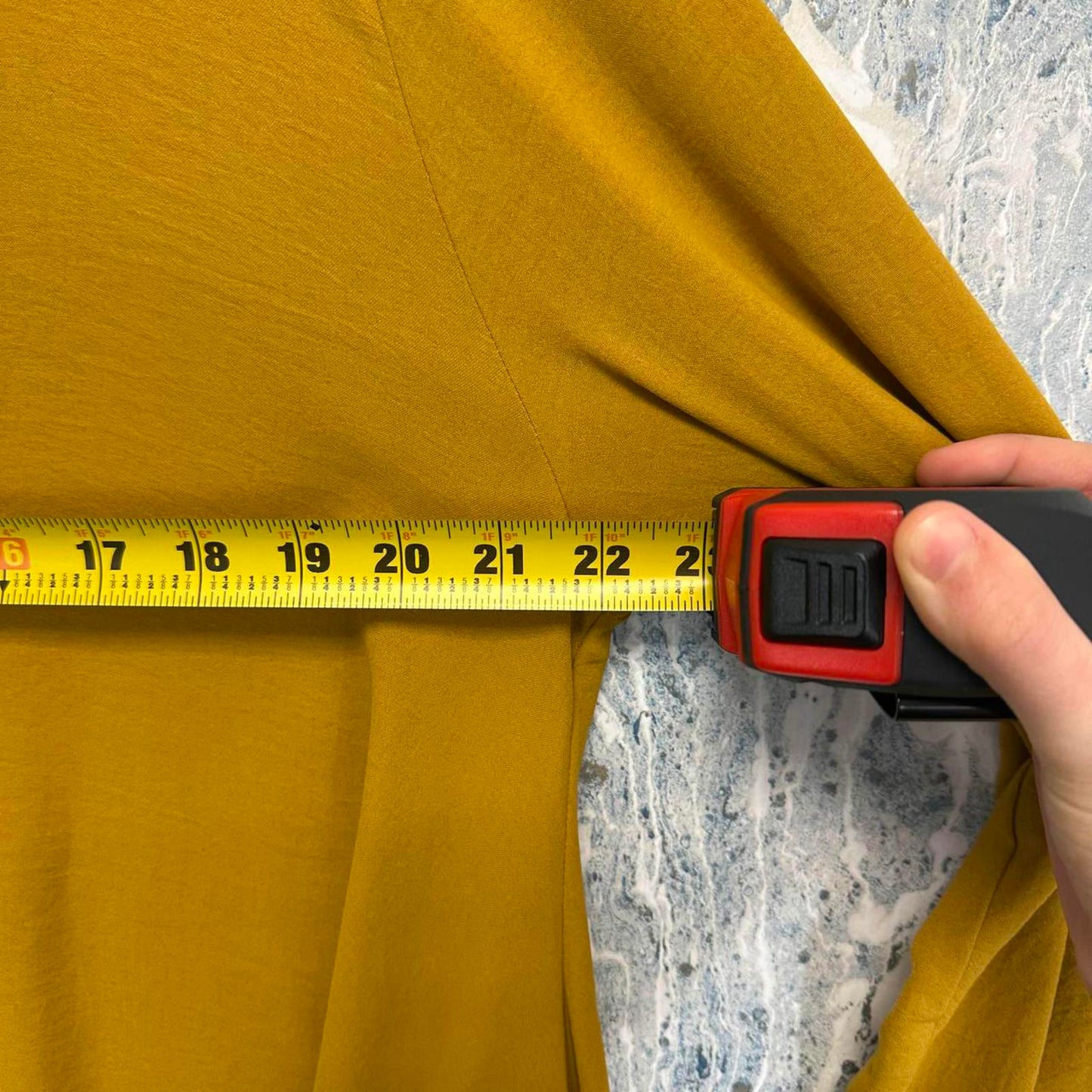 BNWT Yellow Asymmetric Button-Up Long Sleeve Shirt Jacket (2)