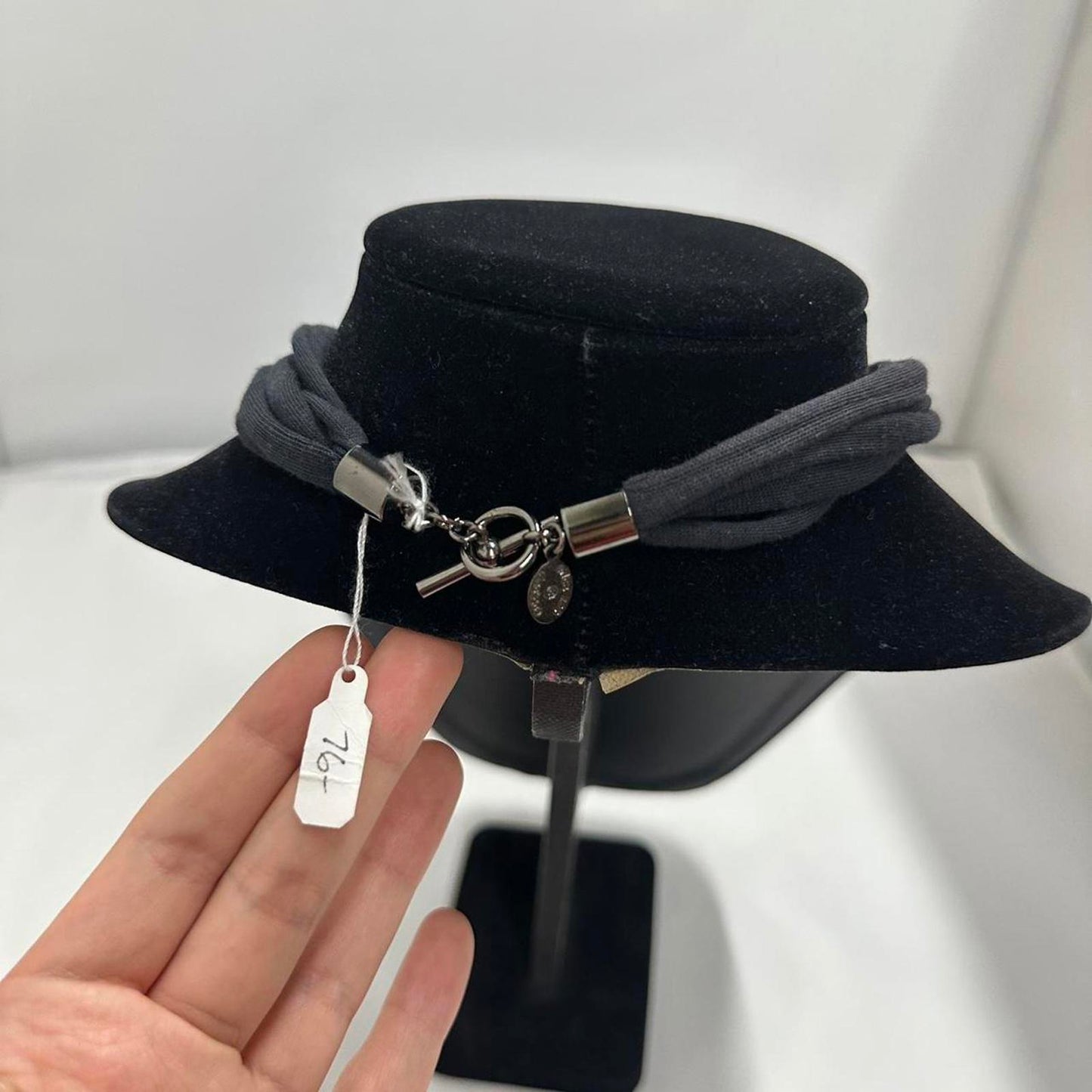 Boho Vintage Black Beaded Necklace