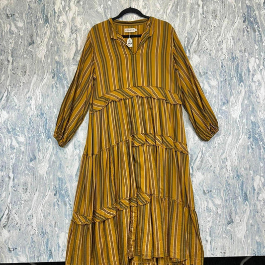 Yellow Striped Dress (S)
