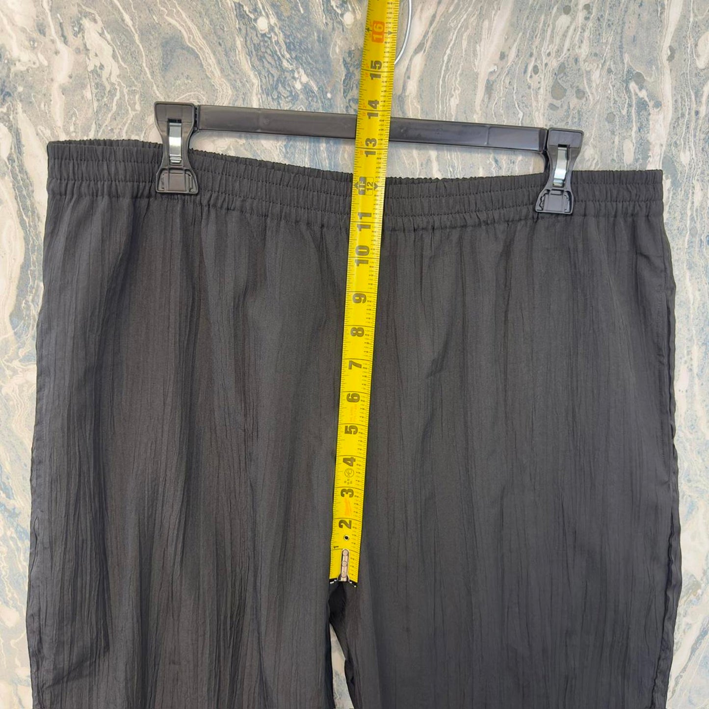 Designer Tara Vao Black Wide-Leg Pants (XL)