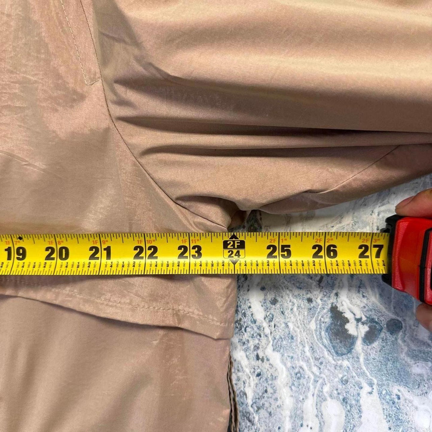 Vintage Academia London Fog Tan Double-Breasted Trench Coat (XL)