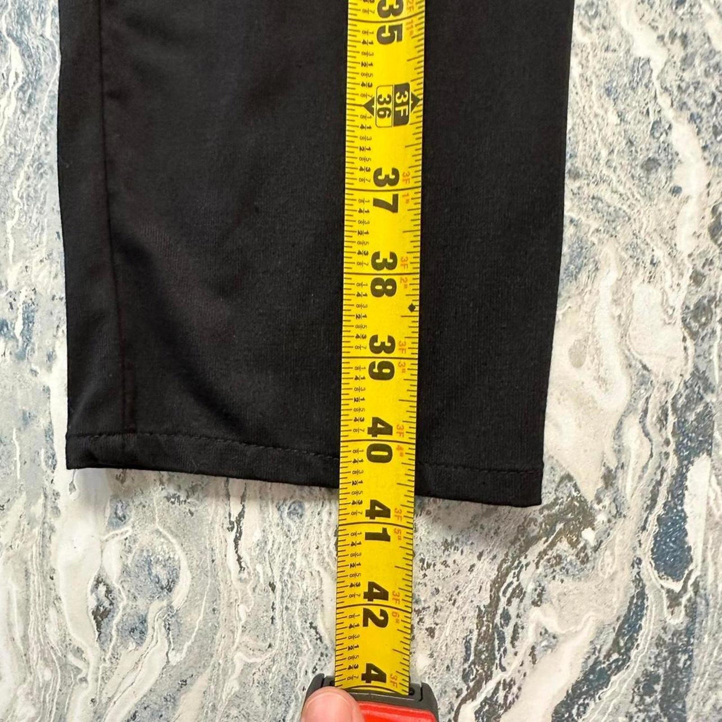 Minimalist basic black pants (S)