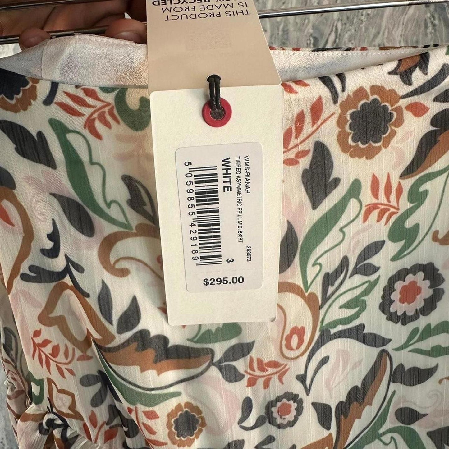 TED BAKER Bohemian Ruffle Tiered Maxiskirt (3)