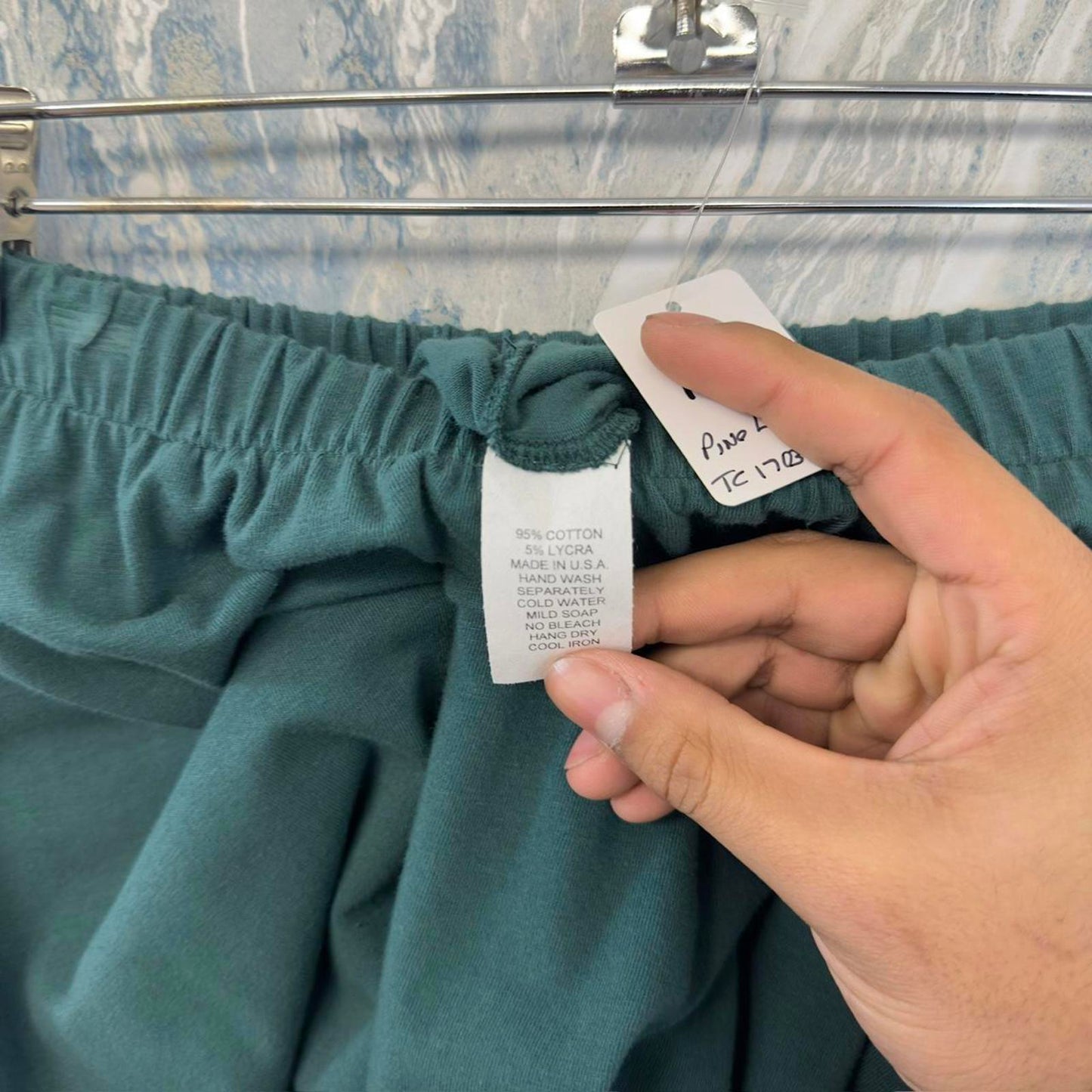 Designer Pine Green Synched Leggings (L)