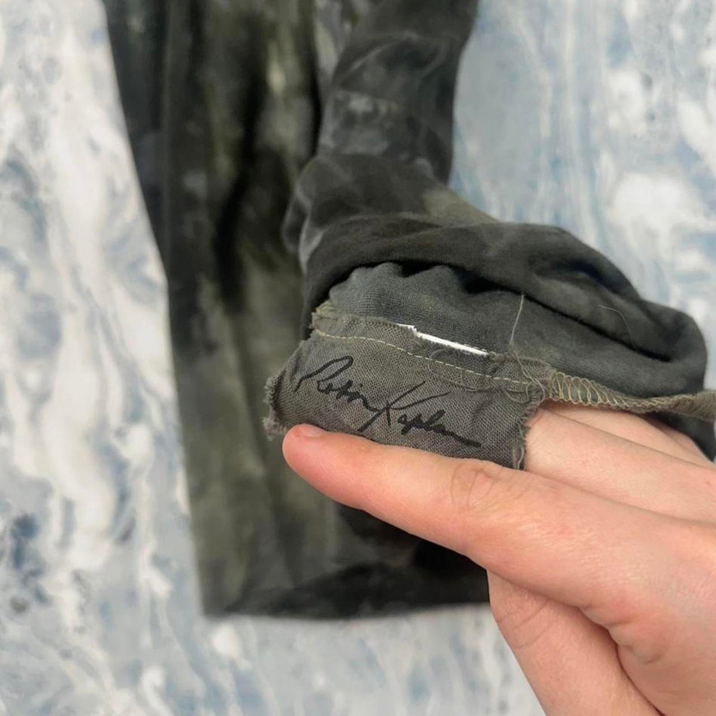 Designer Grungefairy Tie-Dye Black Maxi Dress (1)