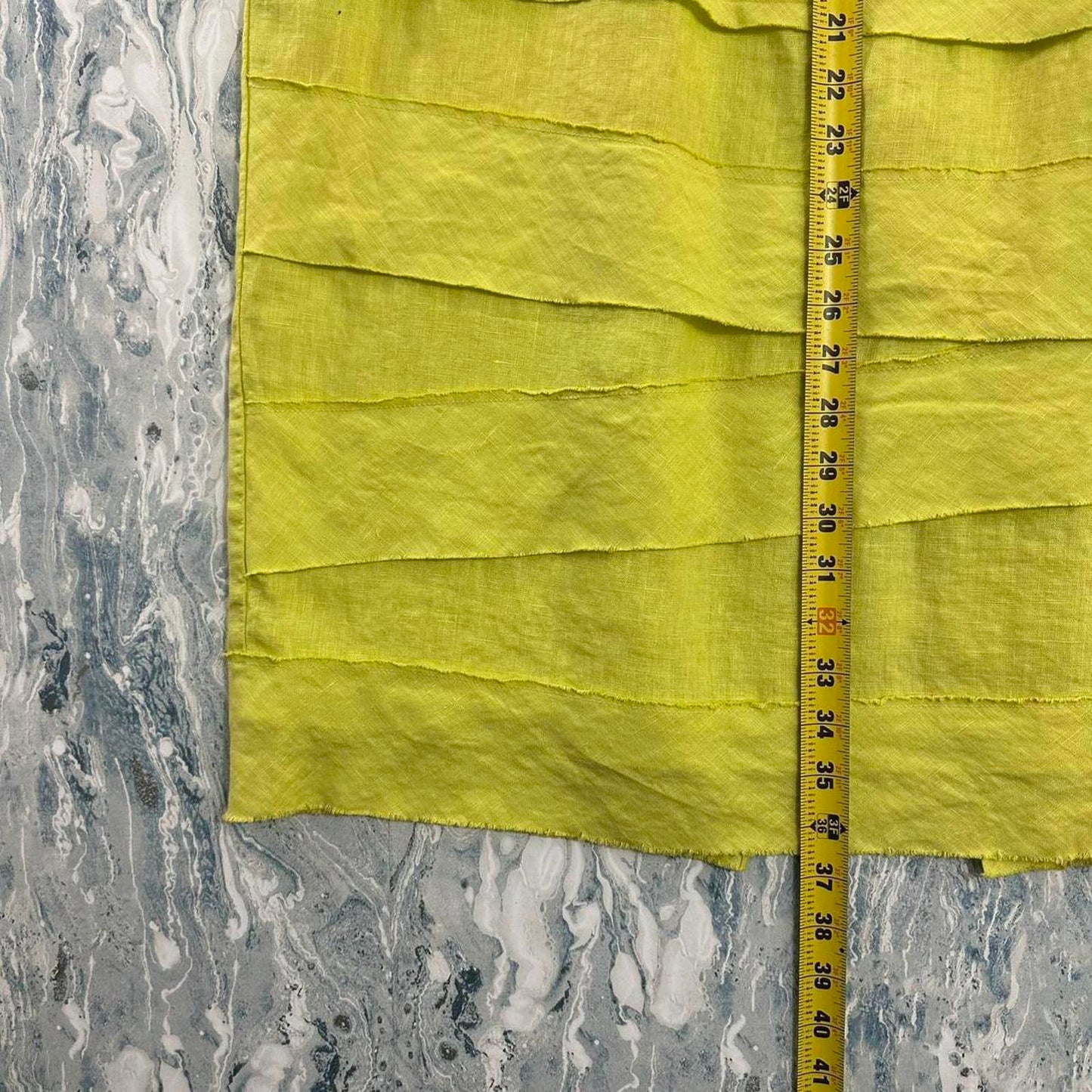 Designer Boho Lemonade Tiered Maxi Skirt (S)