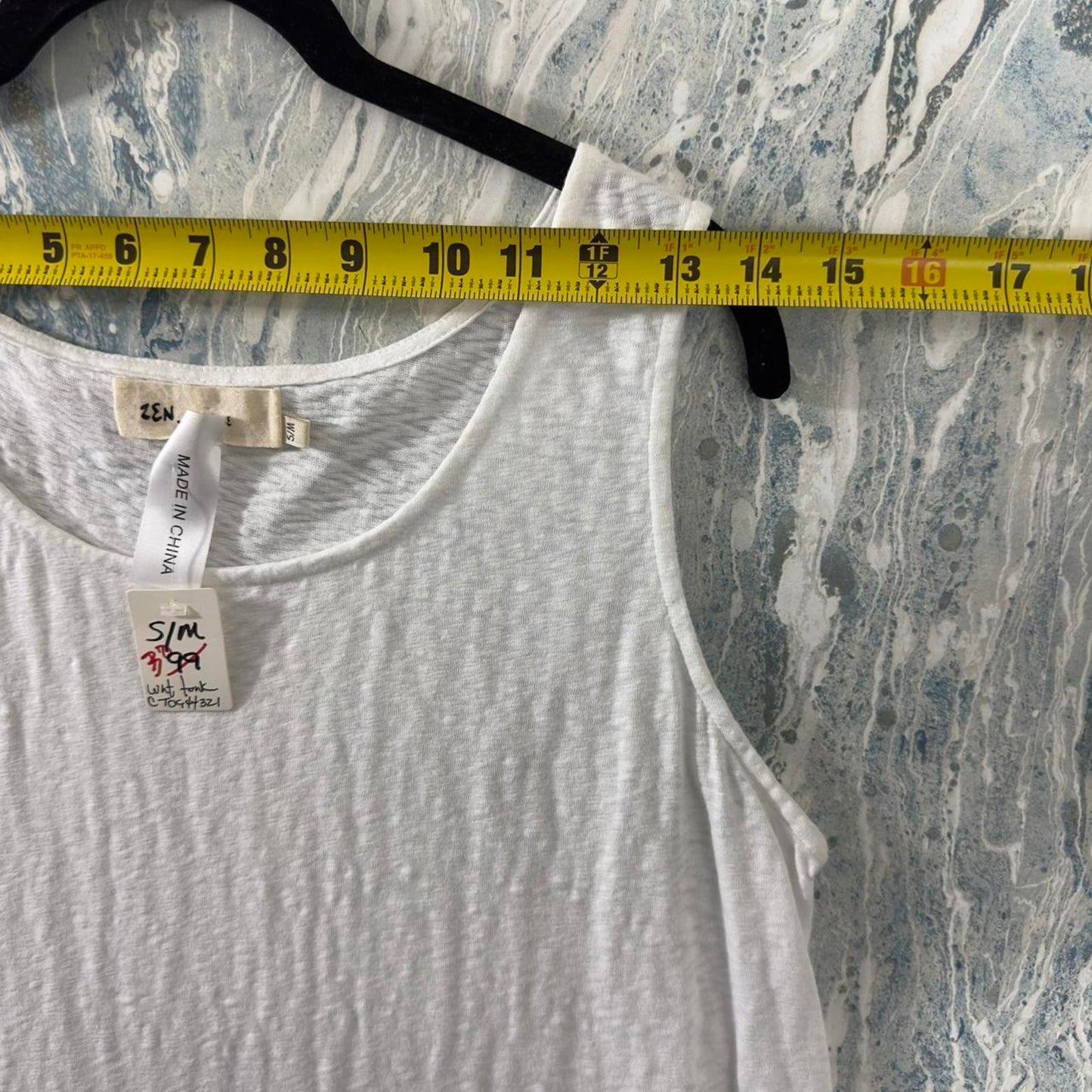 Minimalist White Sleeveless Tank Mini Dress (S)