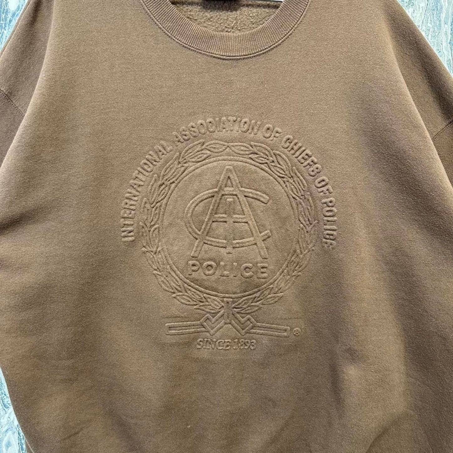 LEE Heavyweight Brown Crewneck Sweatshirt (2XL)