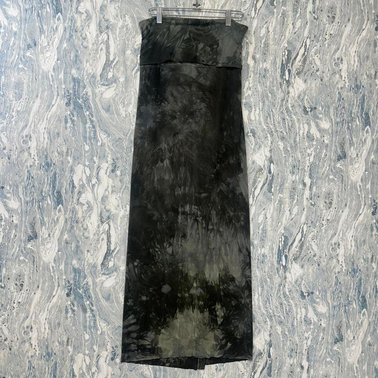 Designer Grungefairy Tie-Dye Black Maxi Dress (1)