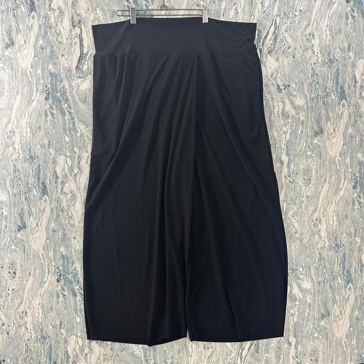 Minimalism black WIDE LEG pants (XL)