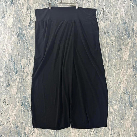 Minimalism black WIDE LEG pants (XL)