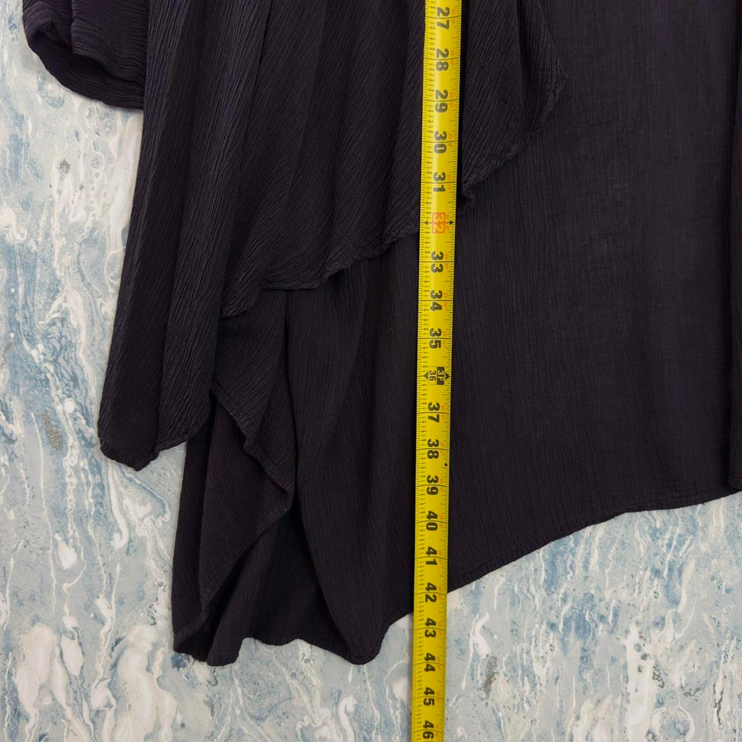 Designer Goth Purple Draped Cardigan (XL)