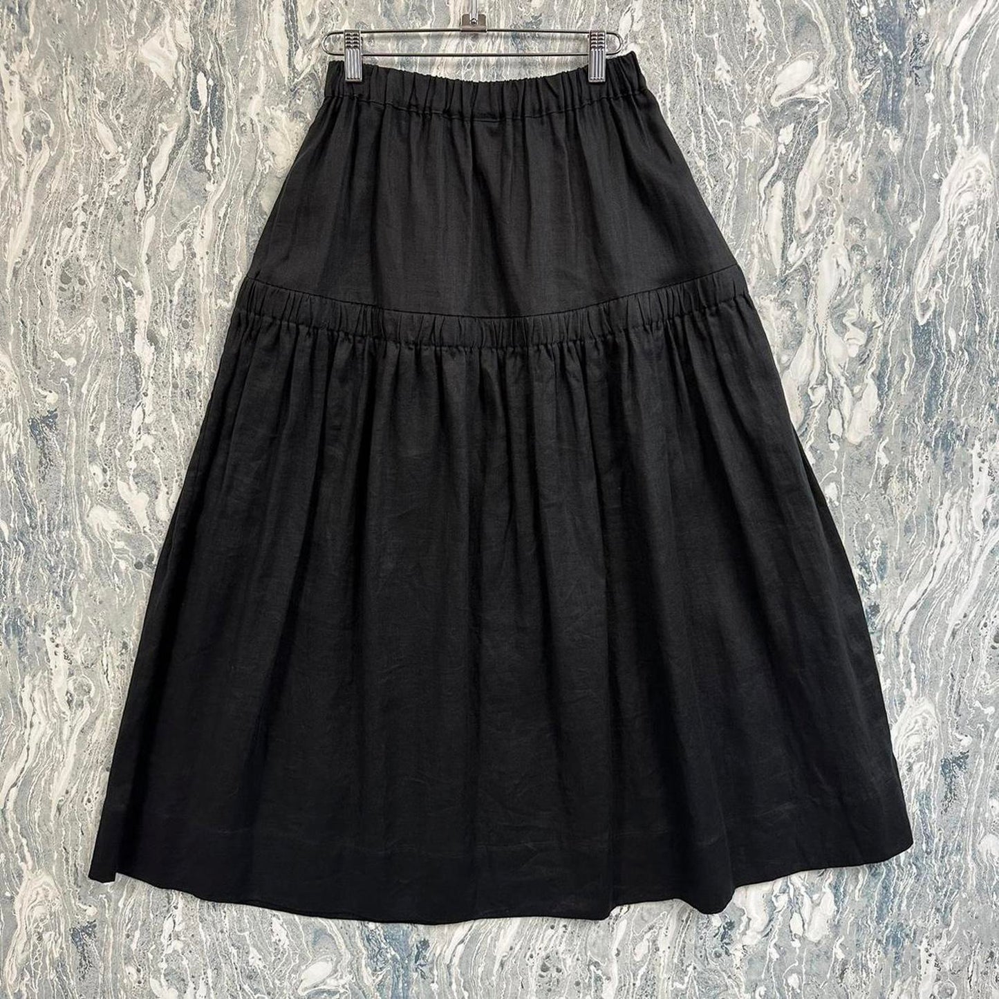 Minimalism Designer Black Maxiskirt (1)