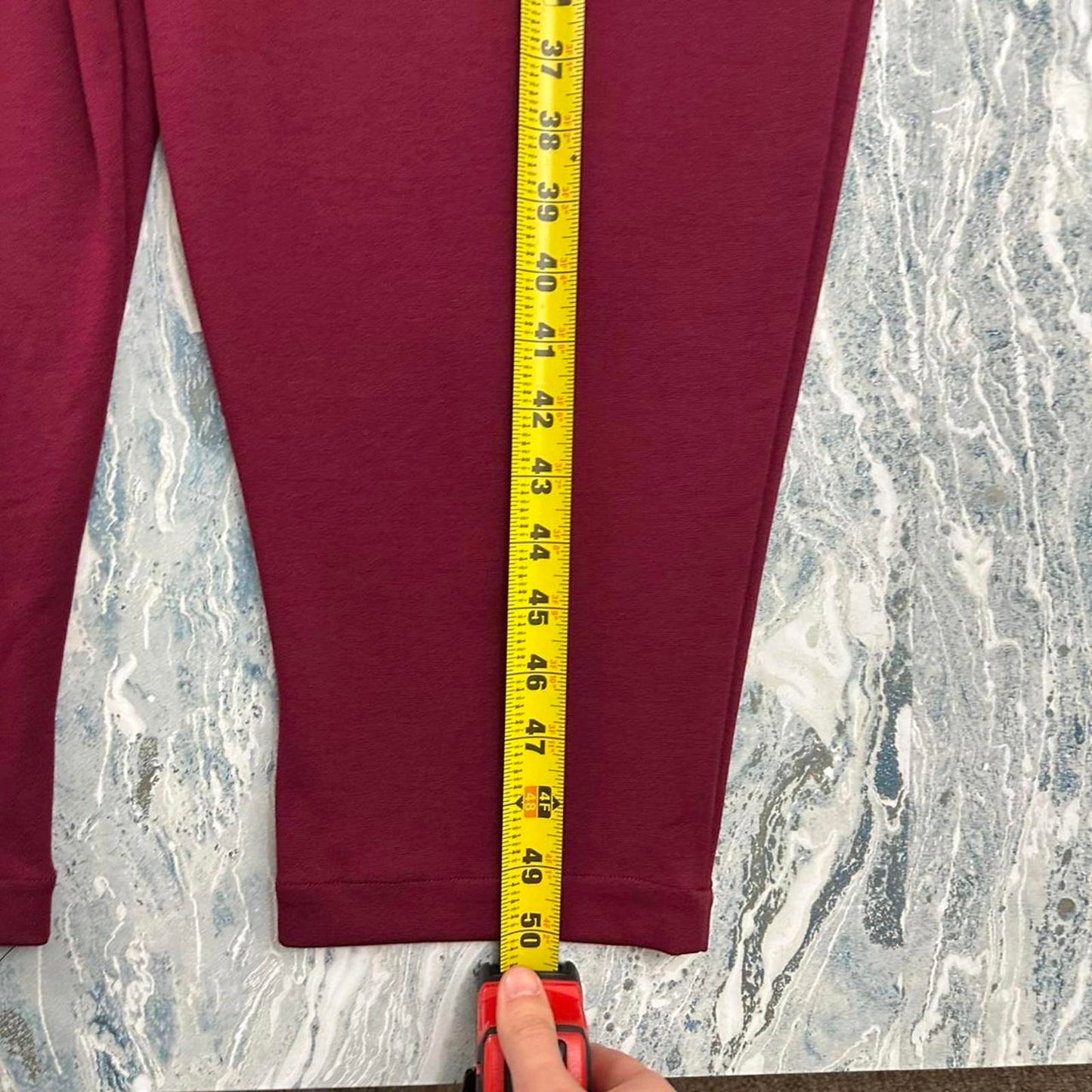 Designer Burgundy Sleeveless Jumpsuit w belt (M/L)