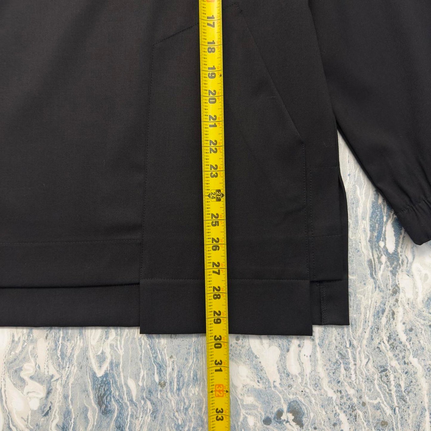 Designer Lotus Eaters Black Relaxed Fit Long Sleeve Shirt (M)