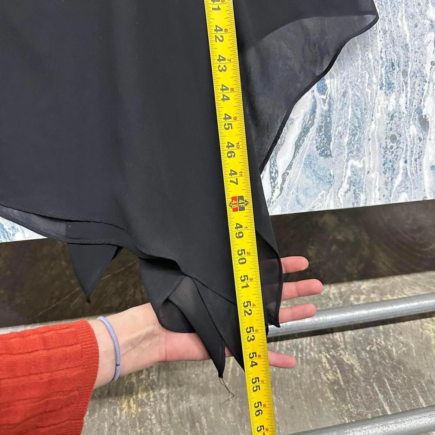 LESLIE FAY Vintage Fairy Black Embroidered V-Neck Dress (10)