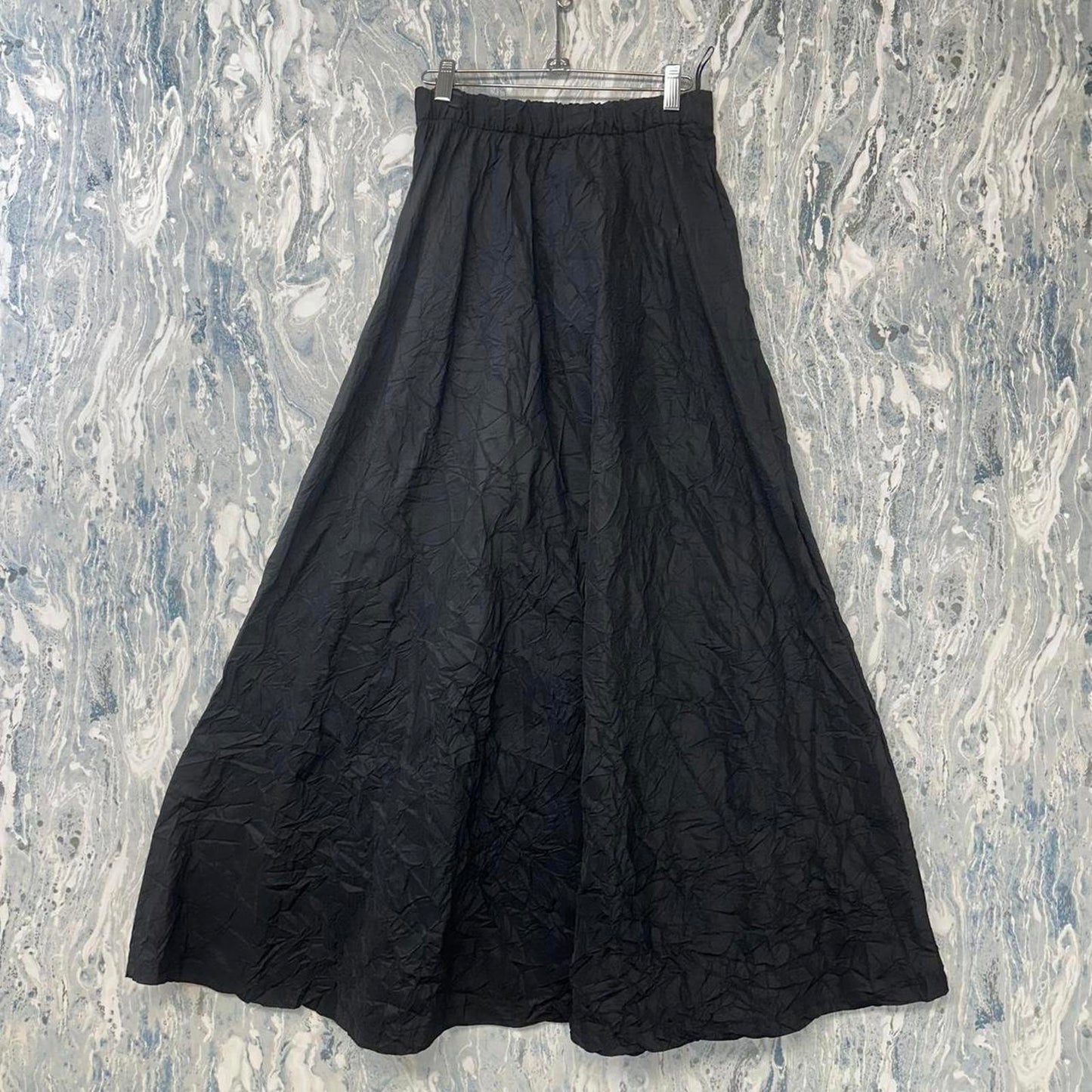 GERSHON BRAM Minimalist Black Maxi Skirt (M) BNWT