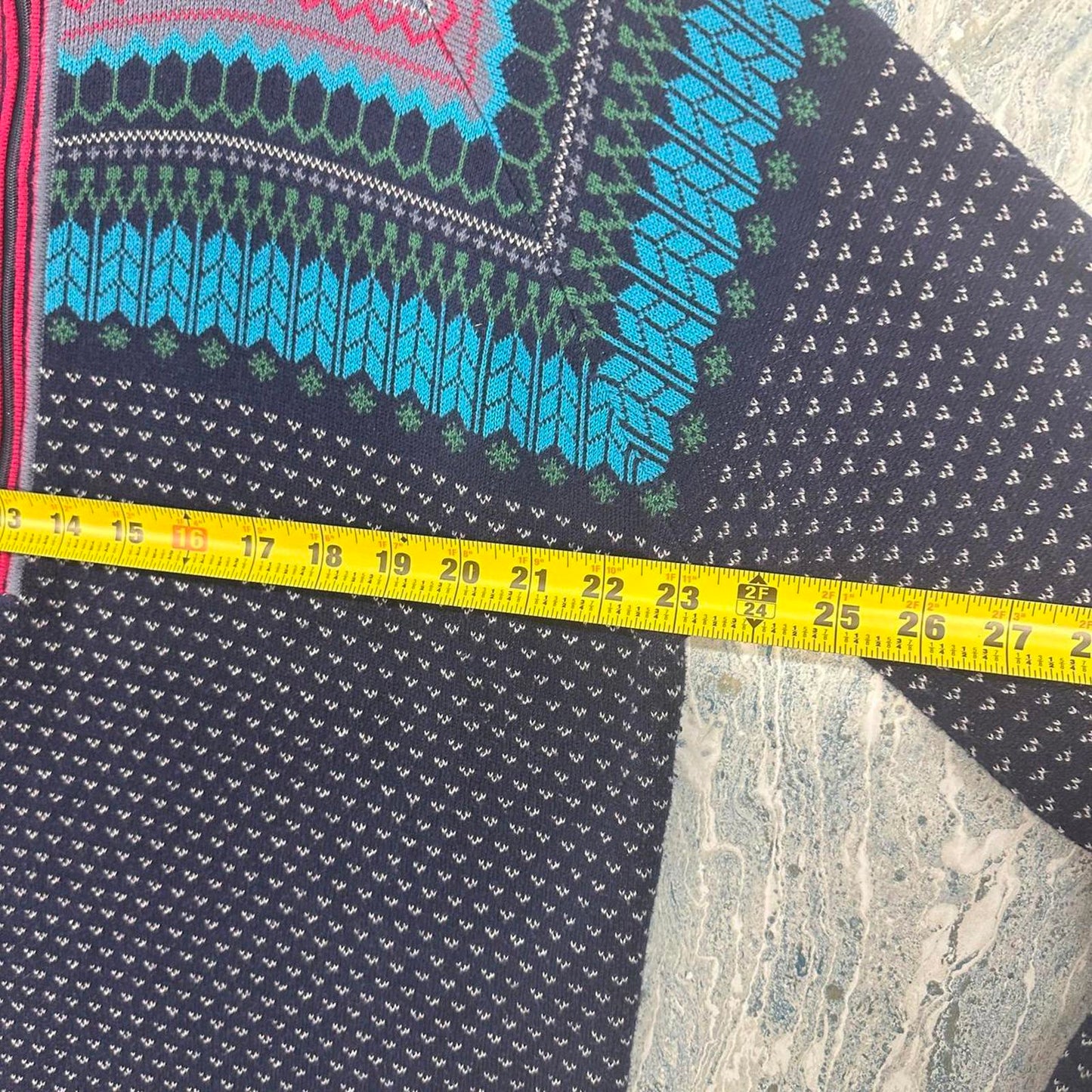 Eddie Bauer Navy Blue Half-Zip Knit Sweater (XXL)