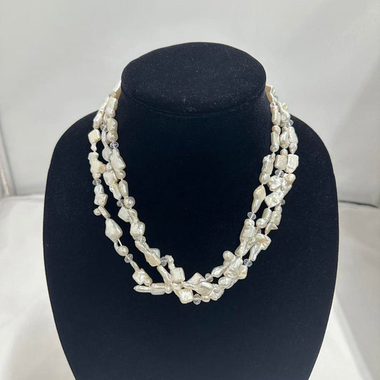Women's Cream and White Jewellery