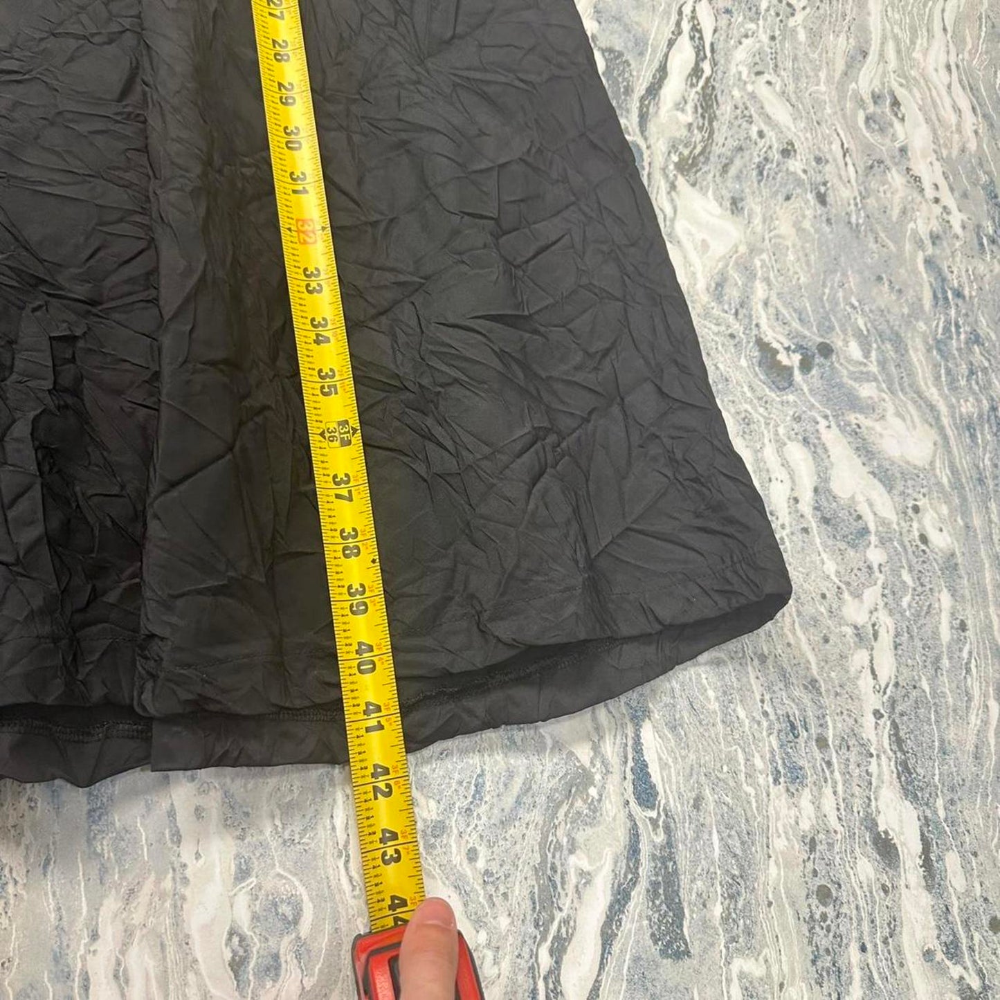 Gershon Bram Minimalist Black Maxi Skirt (S)