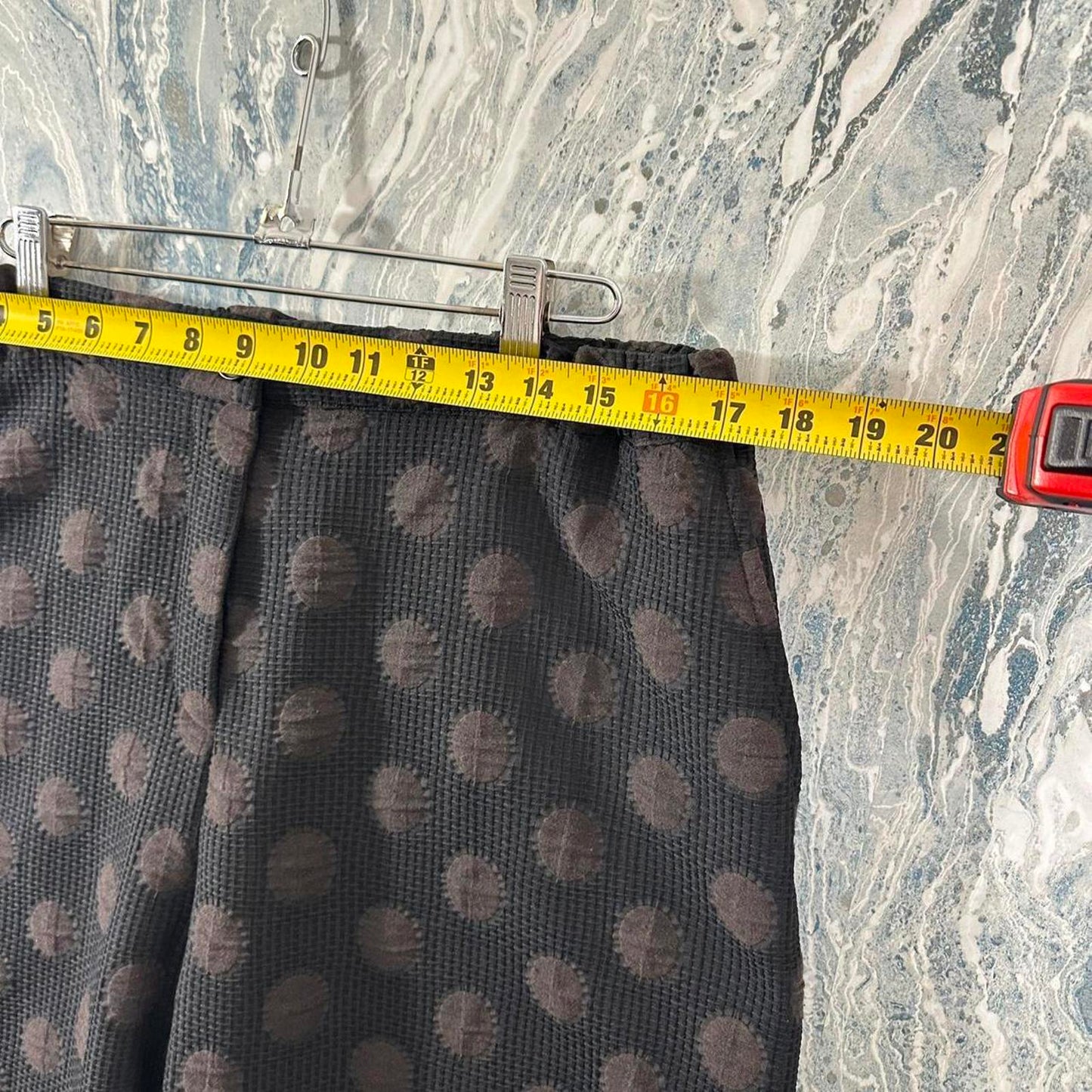 Retro indie black polka dot pants (2)