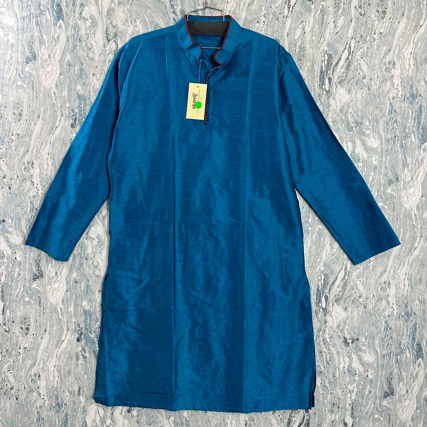 Classic Blue Indian Kurta (L)