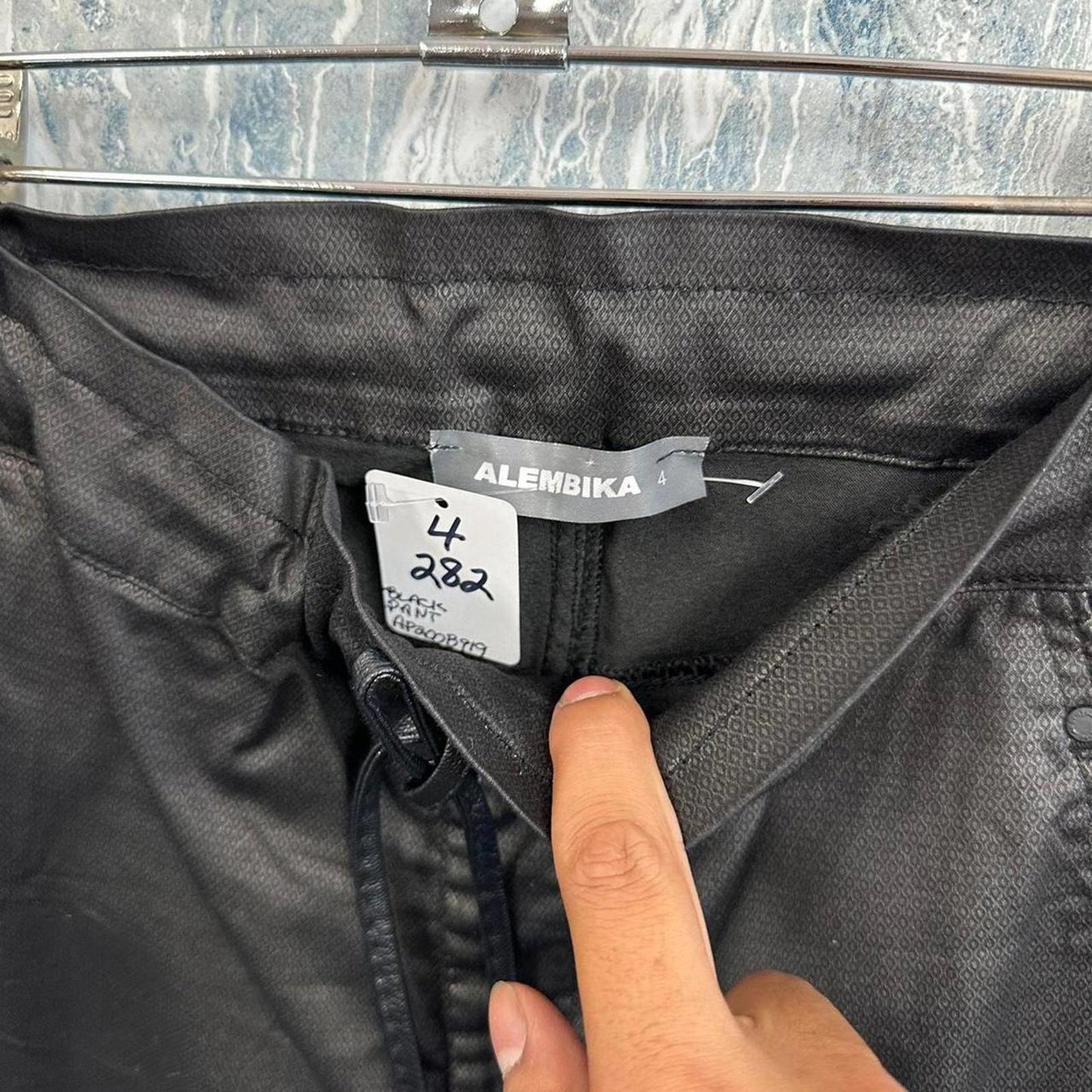 Designer Black Pants (L)