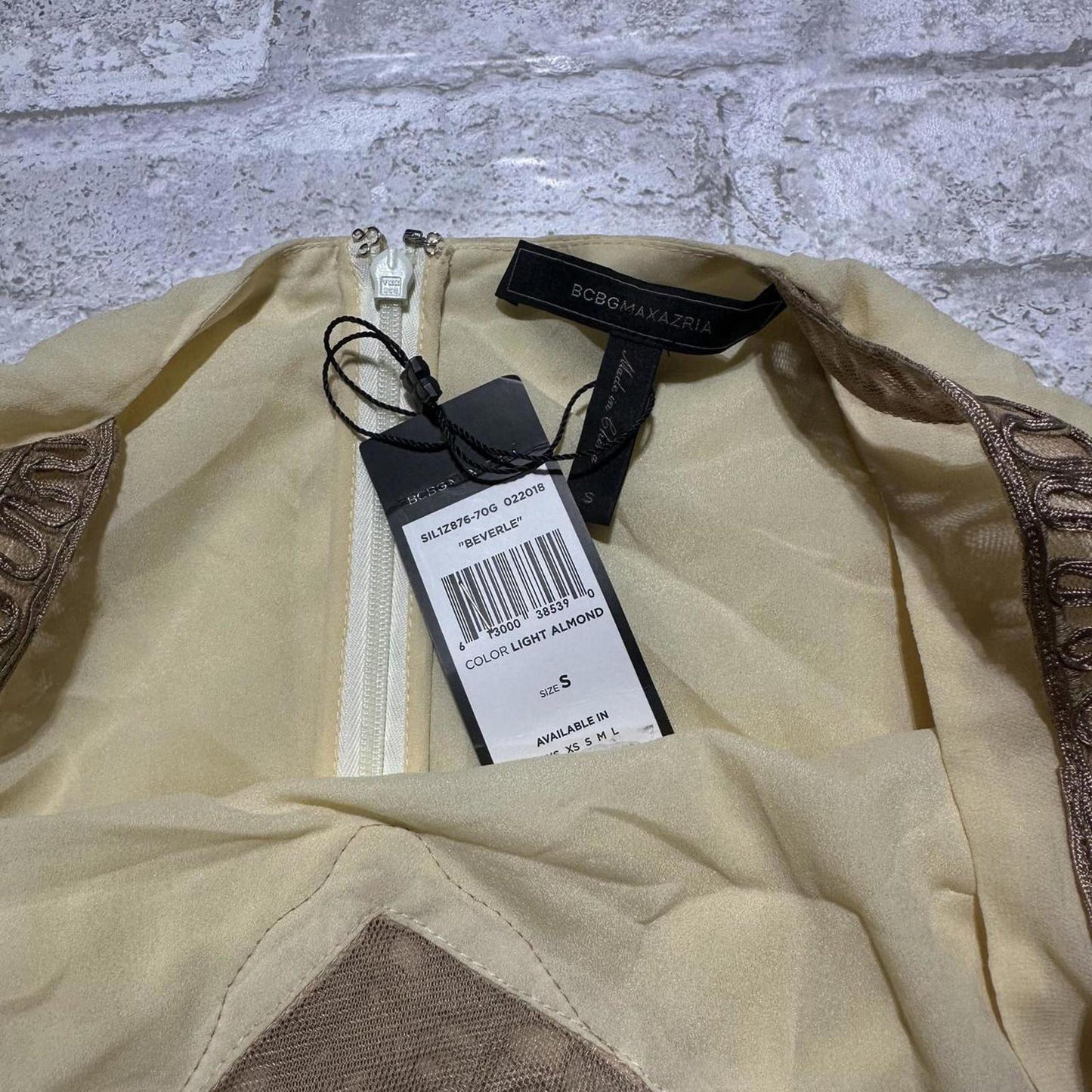 Boho Vintage Styled Silk Cream Layered Halter Top (S)