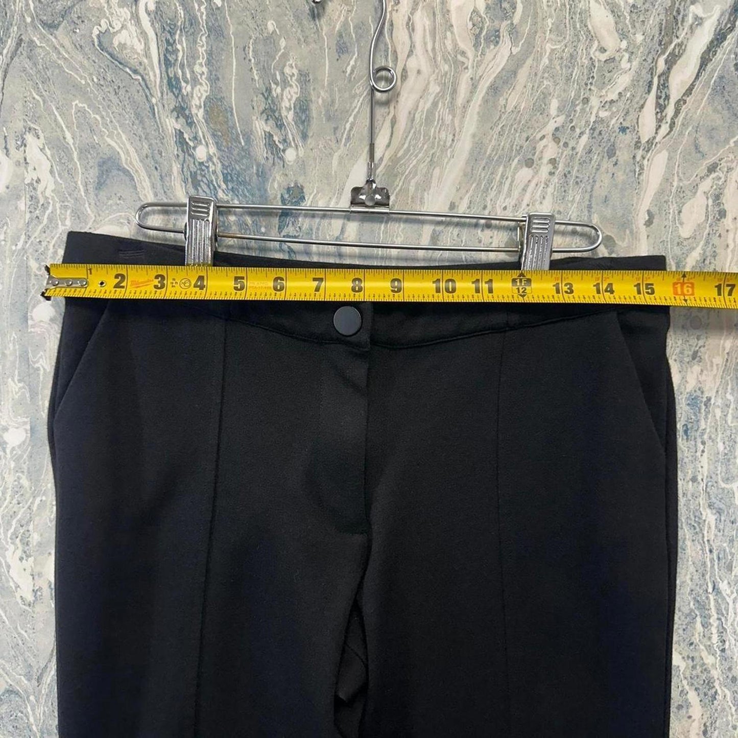 y2k black designer office pants (2)