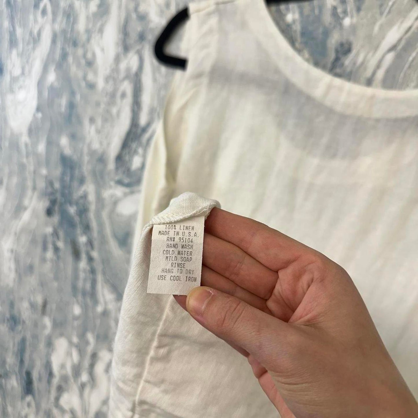 Bodil Boho White Sleeveless Tank Dress with Pocket (S)