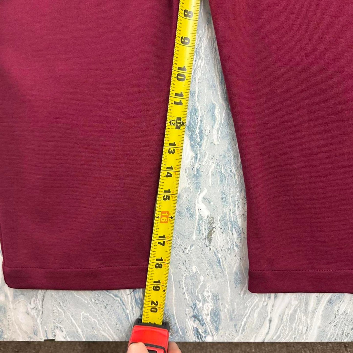 Designer Burgundy Sleeveless Jumpsuit w belt (M/L)