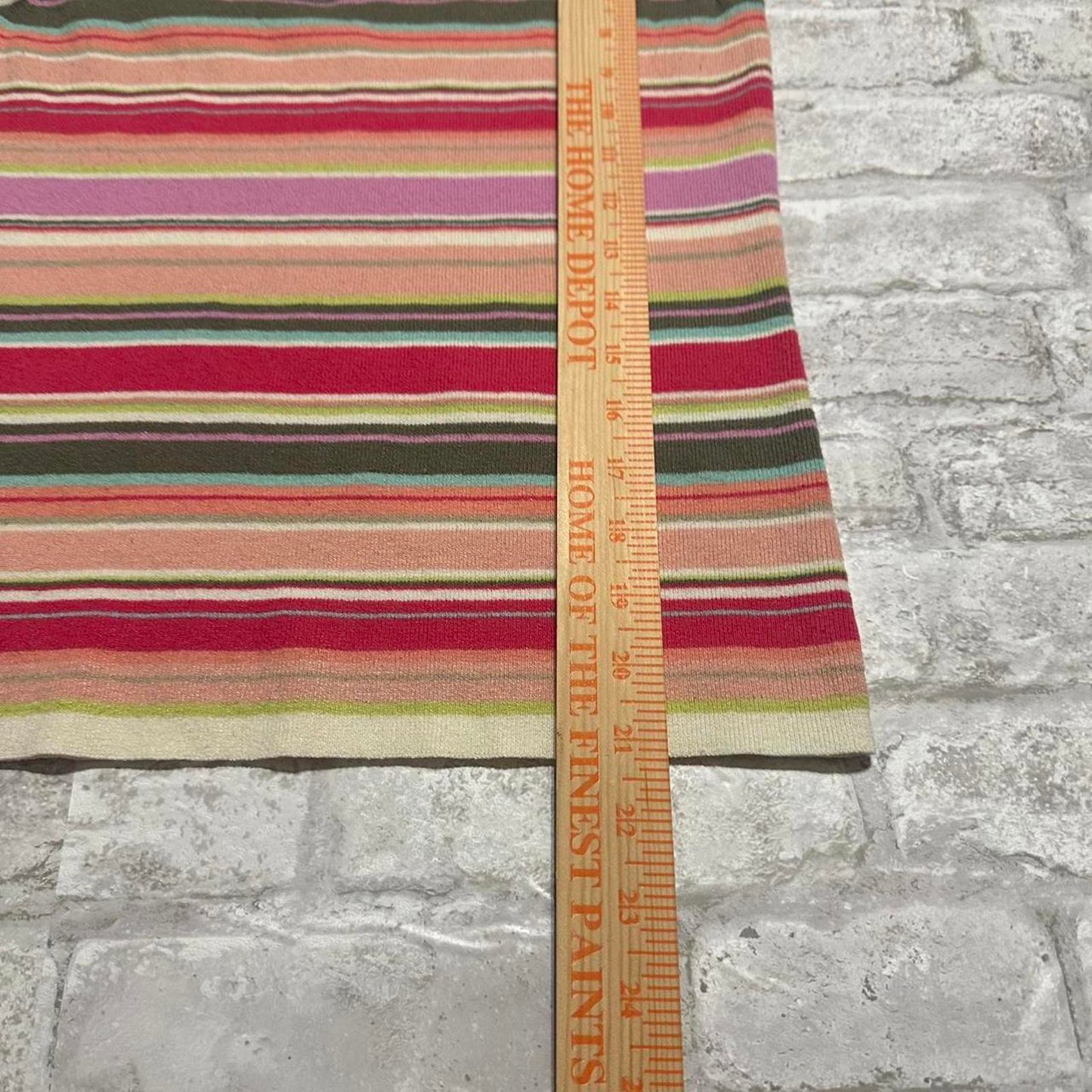 NEW YORK & COMPANY Striped Multicolor Sleeveless Knit Tank Top (S)