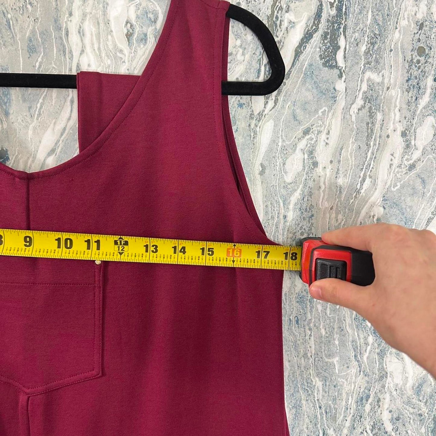 Designer Burgundy Sleeveless Jumpsuit w belt (M/L)