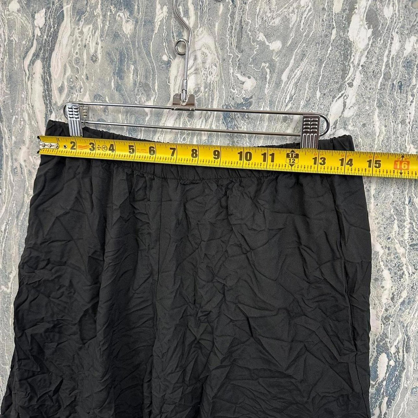 Minimalism Black Palazzo Pants (1)