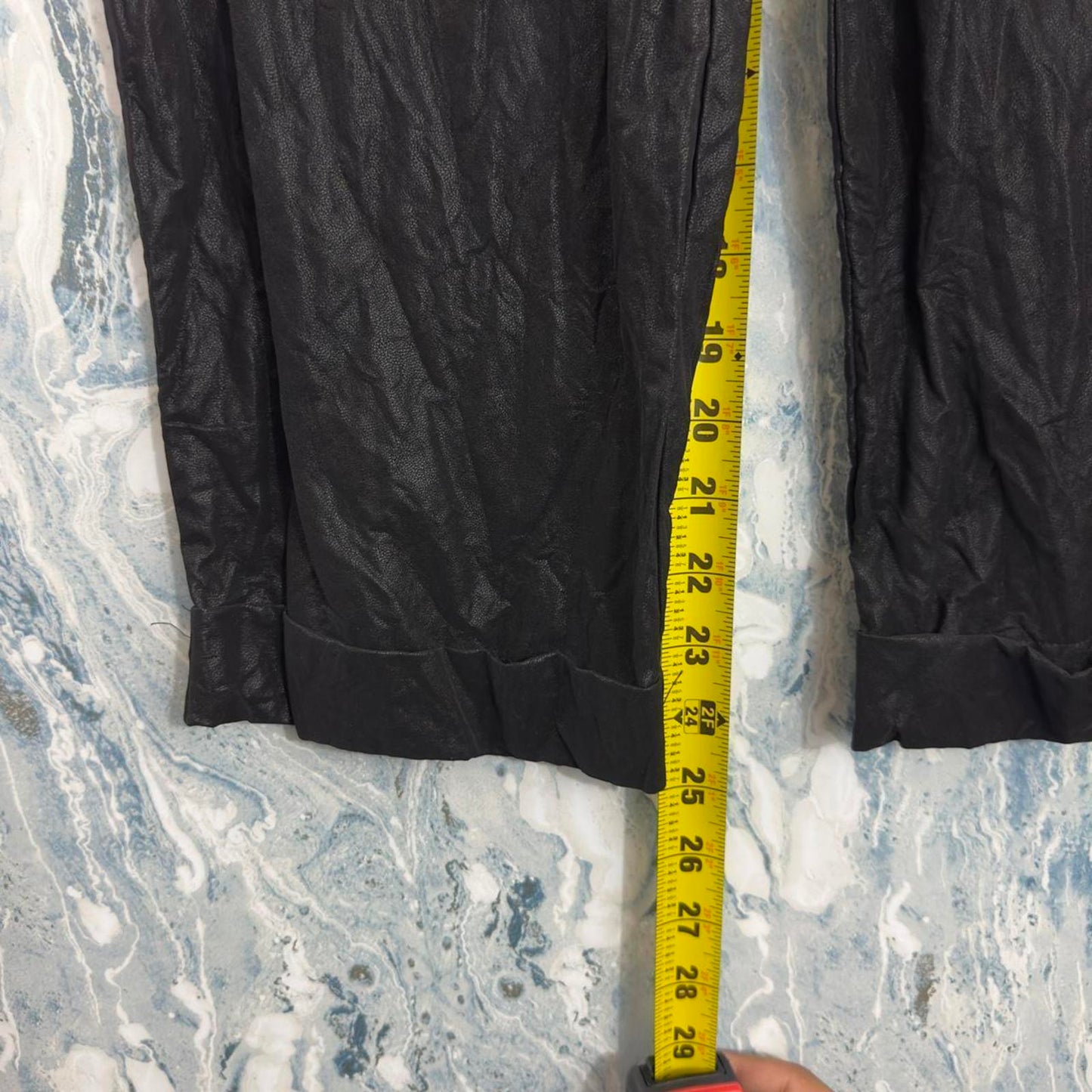 Contemporary Black Textured Trousers (S)