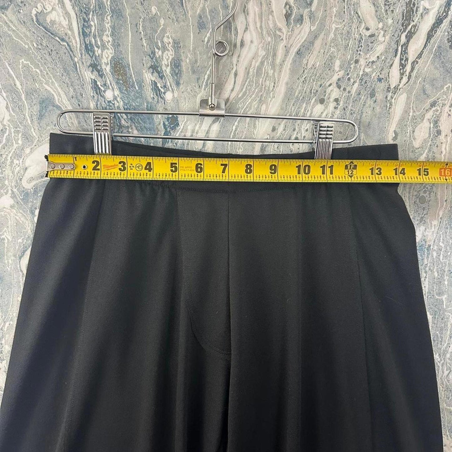 Minimalism Black Wide Leg Pants (1)