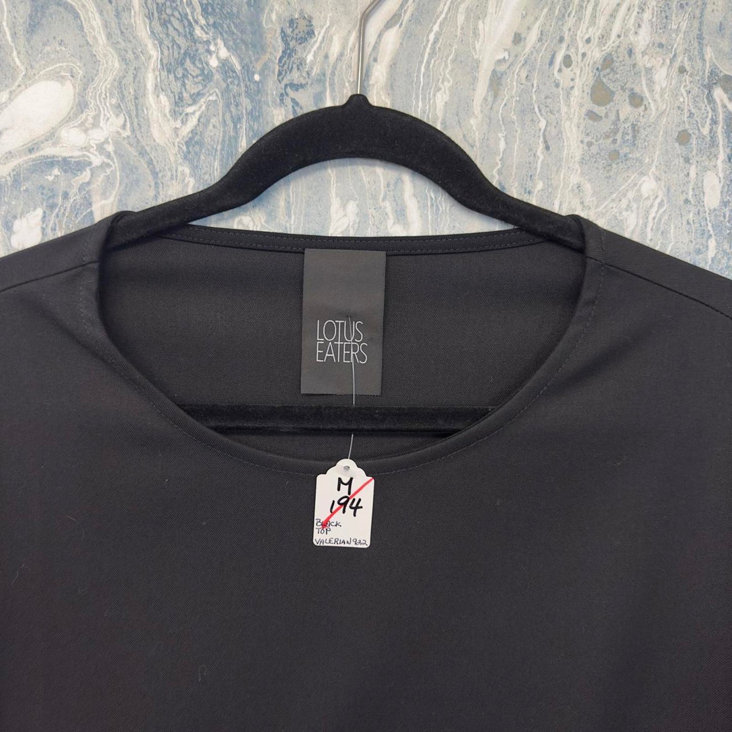 Designer Lotus Eaters Black Relaxed Fit Long Sleeve Shirt (M)