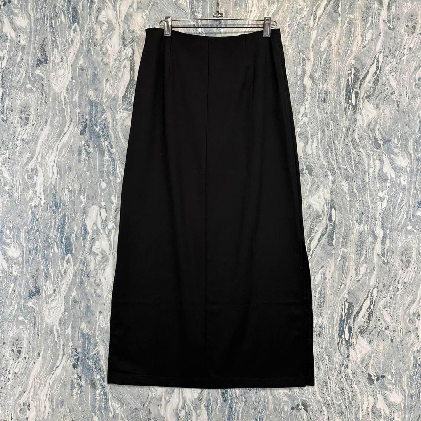 Black Midi Pencil Skirt (S)