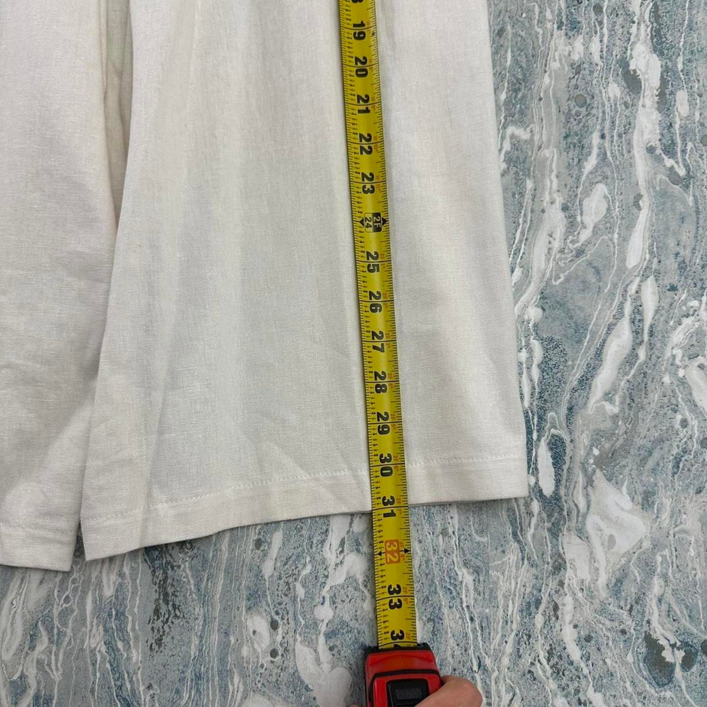 Boho White Wide-Leg Culottes (One Size)