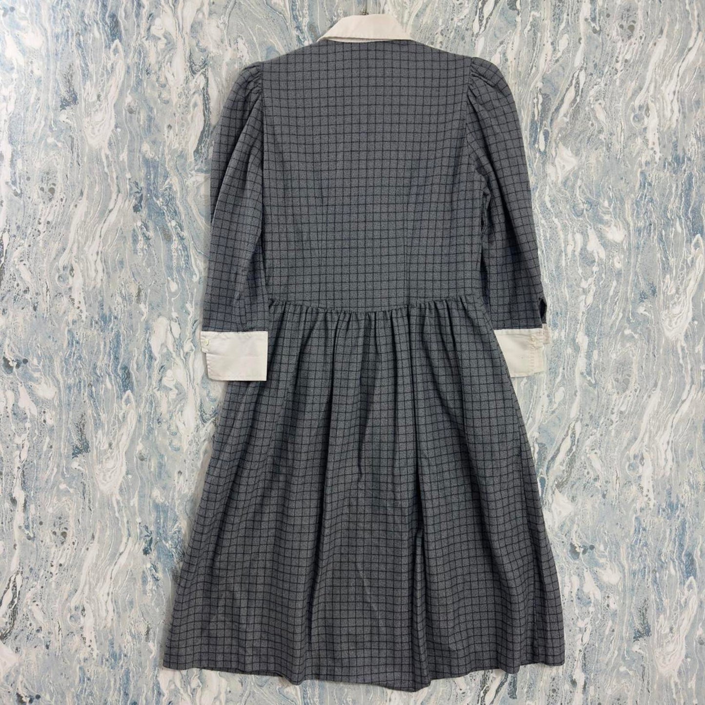 Vintage Preppy Grey Maxidress (M)